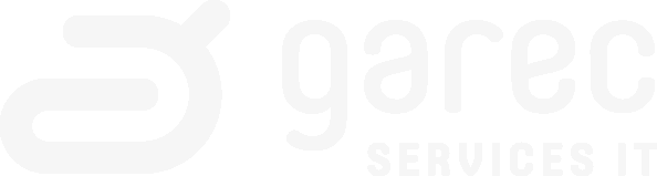 Logo blanc Garec Informatique